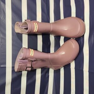 Hunter Kids Boots in Purple